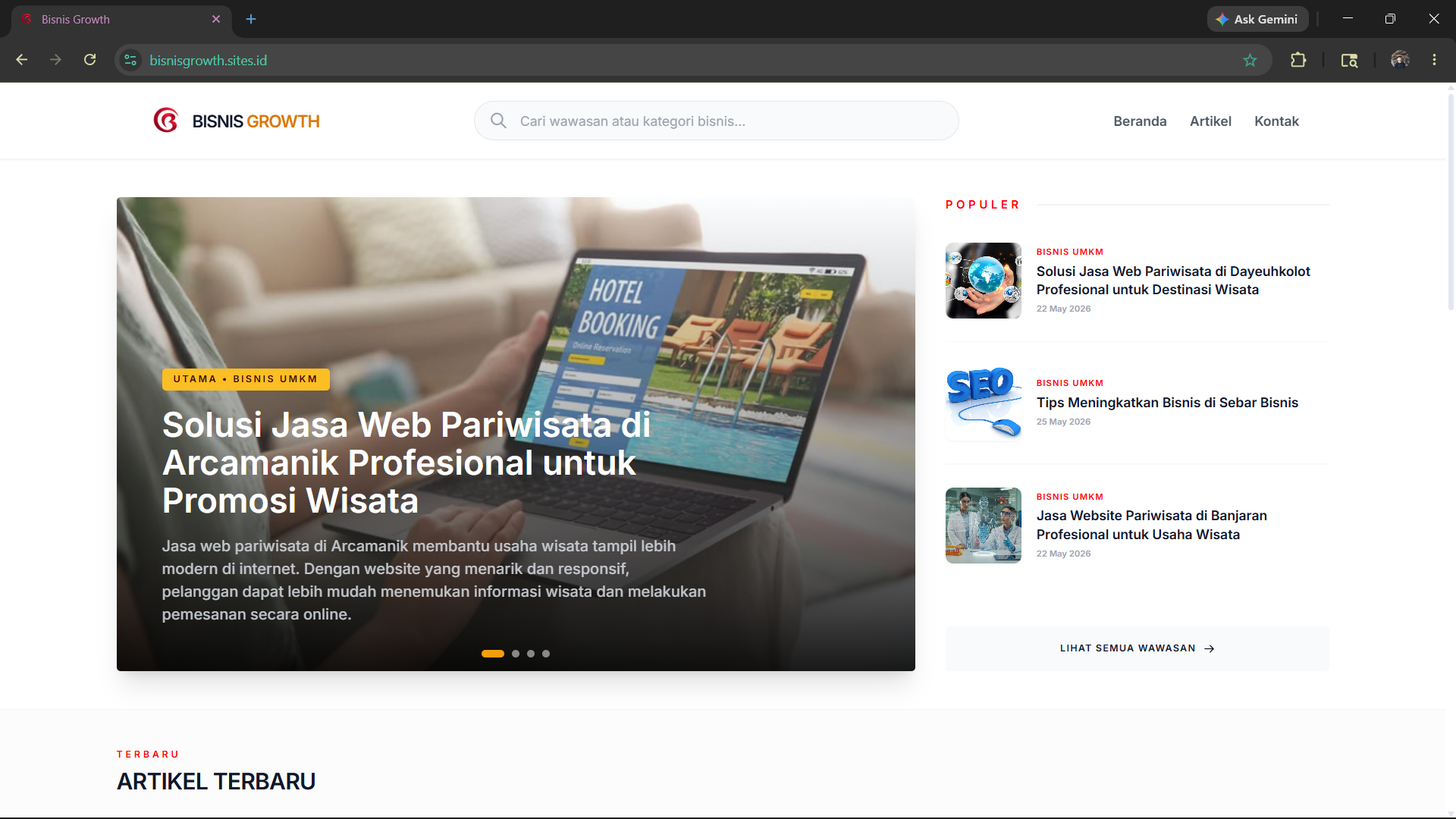 BisnisGrowth - Akselerator Pertumbuhan UMKM Digital Indonesia Preview